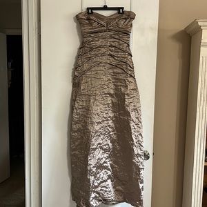 Nicole Miller sz 10 formal dress in bronze